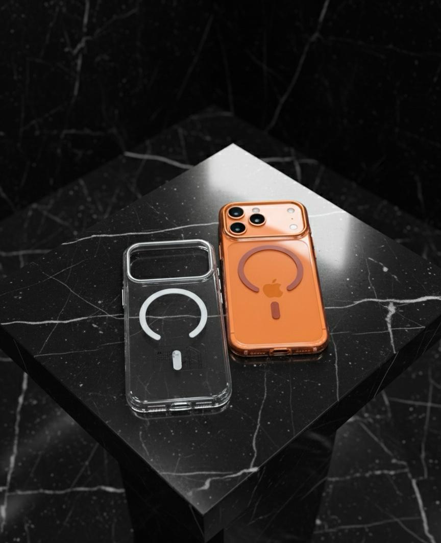 Clear Magnetic Case with Strong Ring – Slim Transparent Cover for iPhone
