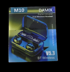 M10 Damix V 5.3 Bluetooth Wireless Headset - Nexus Buds